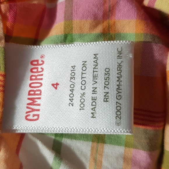 Gymboree girls size 4 Cherry Baby romper - Picture 2 of 2